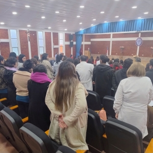 El colegio realizó una premiación a los profesores/as que realizaron su evaluación docente exitosamente